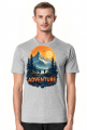 Meska koszulka T-Shirt z nadrukiem ADVENTURE 1