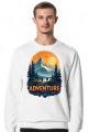 Meska bluza bez kaptura z nadrukiem ADVENTURE 1