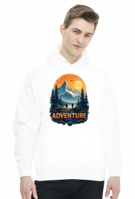 Bluza z kapturem z nadrukiem ADVENTURE 1