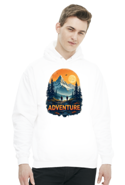 Bluza z kapturem z nadrukiem ADVENTURE 1