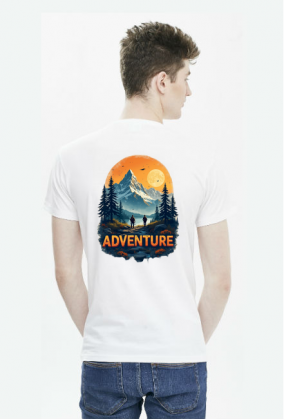 Koszulka T-Shirt z nadrukiem gildan ADVENTURE 1