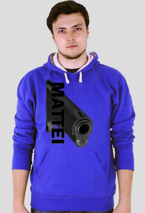 Bluza męska z kapturem Charly Mattei 22 kule