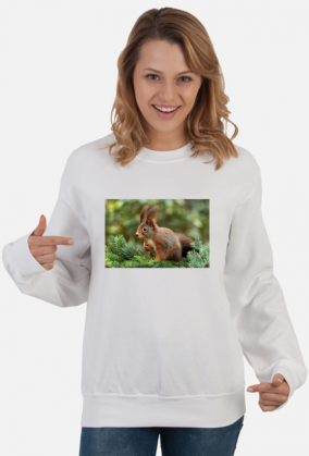 Wiewiórka ciepła Bluza