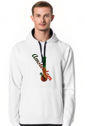 Bluza męska z kapturem Amsterdam bongo