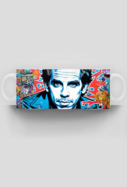 Kolorowy kubek z nadrukiem full print Ben Stiller grafitti 1