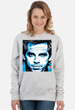 Damska bluza bez kaptura z nadrukiem Ben Stiller grafitti 1