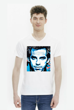 Koszulka T-Shirt gildan z nadrukiem Ben Stiller grafitti 1