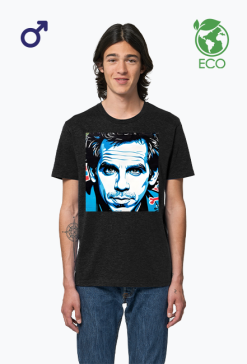 Ekologiczna koszulka T-Shirt z nadrukiem Ben Stiller grafitti 1