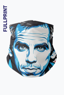 Wielofunkcyjna chusta komin z nadrukiem full print Ben Stiller grafitti 1
