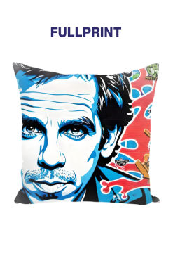 Mala poduszka jasiek z nadrukiem full print Ben Stiller grafitti 1