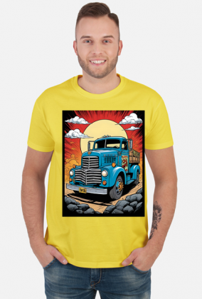 Koszulka T-Shirt z nadrukiem Truck 6