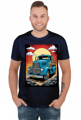 Koszulka T-Shirt z nadrukiem Truck 6