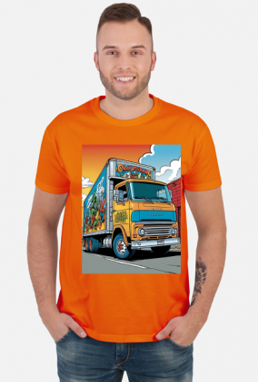 Koszulka T-Shirt z nadrukiem Truck 7