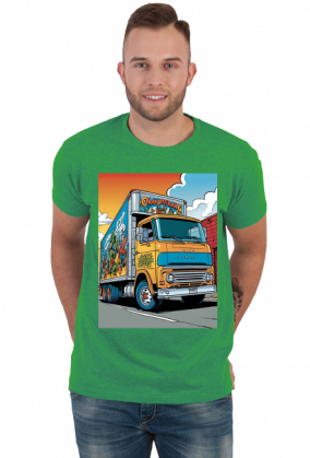 Koszulka T-Shirt z nadrukiem Truck 7