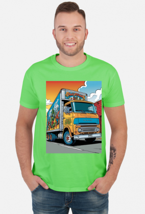 Koszulka T-Shirt z nadrukiem Truck 7