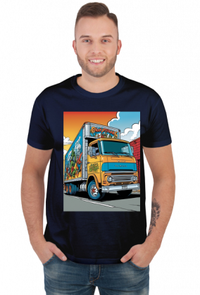 Koszulka T-Shirt z nadrukiem Truck 7