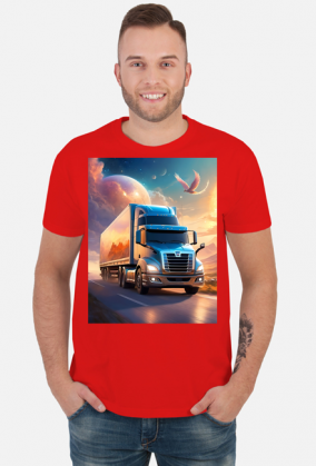 Koszulka T-Shirt z nadrukiem Truck 14