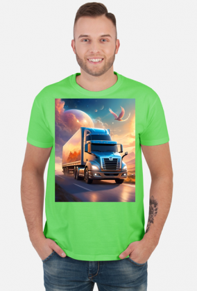 Koszulka T-Shirt z nadrukiem Truck 14