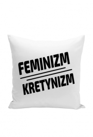 Feminizm Kretynizm (poduszka) cg