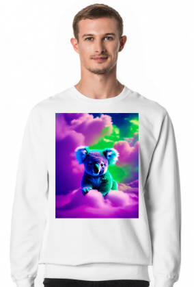 Neonowy Koala w Obłokach