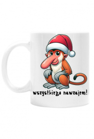 Kubek "Świąteczny Nosacz – Wszystkiego Nawzajem!"