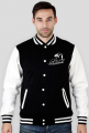 Bluza Sroki Łódź typu Varsity Jacket czarna