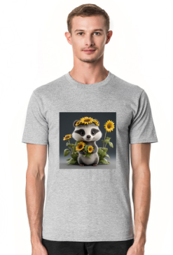 Badger and sunflower