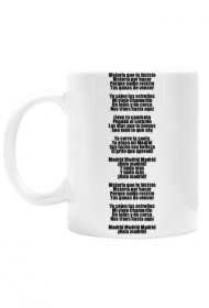 Real Madrid hymn | Hala Madrid! (Biały kubek)