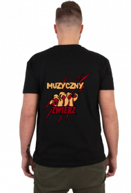 Koszulka męska Muzyczny Zwierz