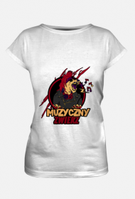 Koszulka damska Muzyczny Zwierz