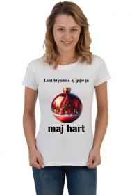 Koszulka damska "Last krysmas aj gejw ju maj hart"