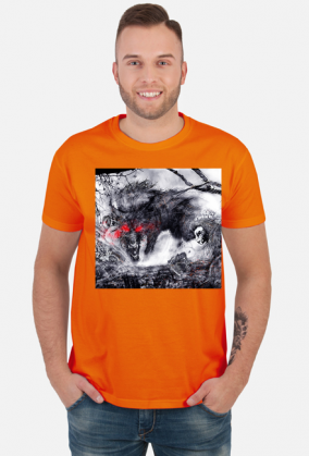 wilk i kobieta wiking