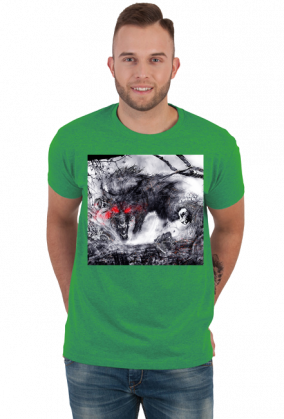 wilk i kobieta wiking