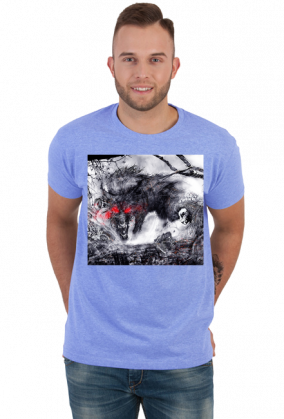 wilk i kobieta wiking