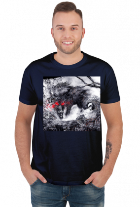 wilk i kobieta wiking