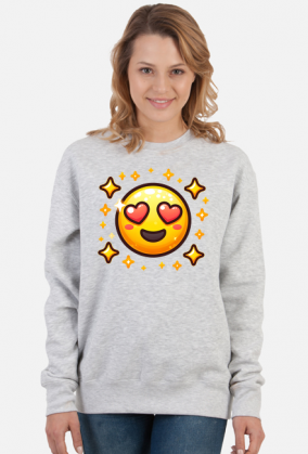 Bluza "Miłosne Emoji z Gwiazdkami"