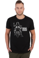 Koszulka męska T-shirt dla motocyklisty Rock and Ride