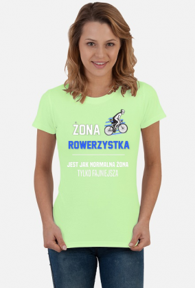 Koszulka damska Żona Rowerzystka