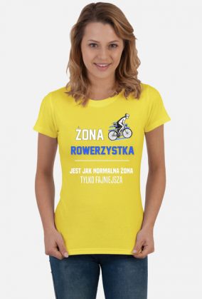 Koszulka damska Żona Rowerzystka