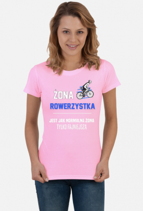 Koszulka damska Żona Rowerzystka
