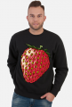 Bluza Męska Klasyczna Mroczna Truskawka Grozy