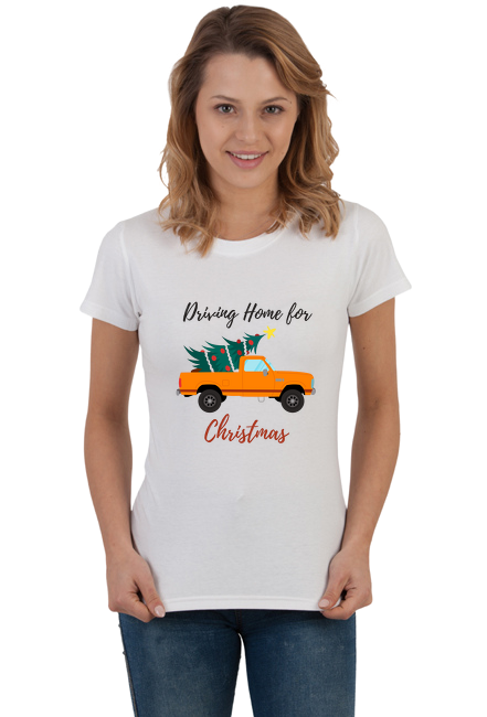 damski tshirt świąteczny