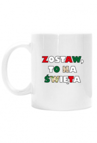 Kubek zostaw biały