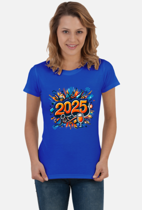 Koszulka damska noworoczna 2025