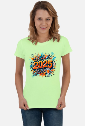 Koszulka damska noworoczna 2025