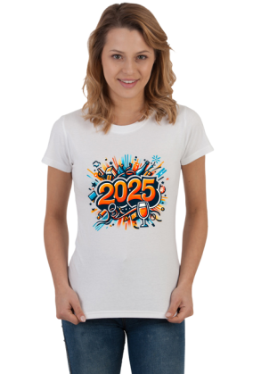 Koszulka damska noworoczna 2025