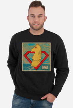Super Skoczek - szachy - bluza męska