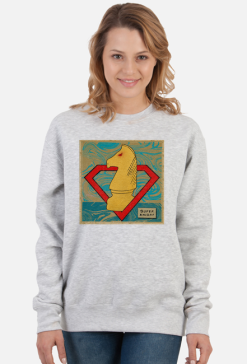 Super Skoczek - szachy - bluza damska