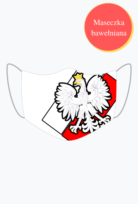 Maseczka bawełniana GODŁO