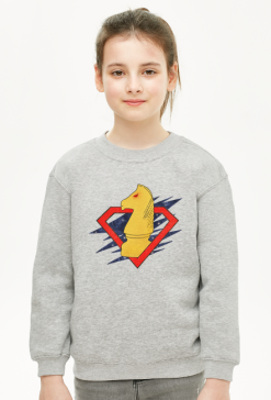 Super Skoczek - szachy - bluza dla dziewczynki
